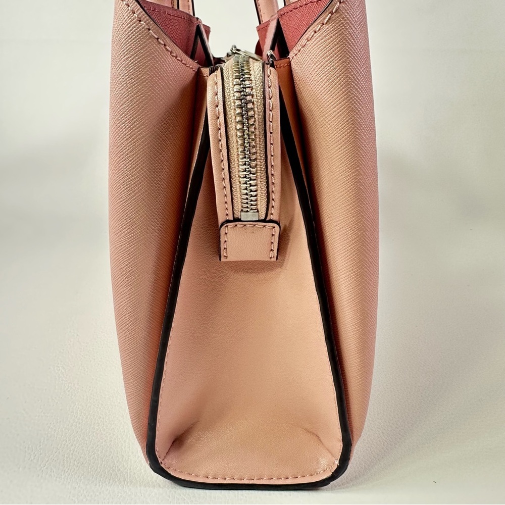 NWT Women’s Michael Kors Small Ruthie Satchel/Tote Pink Leather Handbag - Picture 6 of 7